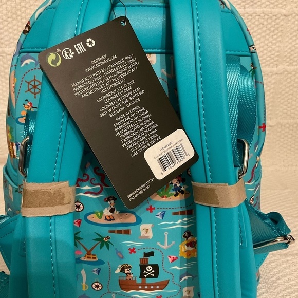 DISNEY Sensational 6 Pirate LOUNGEFLY Backpack NWT